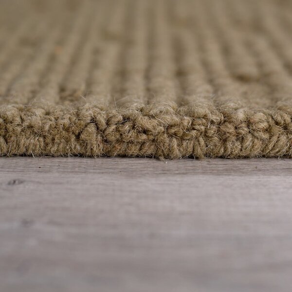 Kaki zeleni ručno rađen vunen tepih 160x230 cm Harris Boucle – Flair Rugs