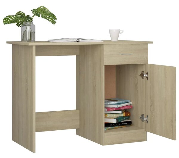 Radni stol boja hrasta sonome 100x50x76 cm konstruirano drvo - sonoma hrast Sonoma hrast