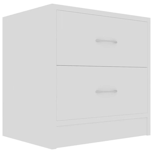 Noćni ormarići 2 kom bijeli 40 x 30 x 40 cm konstruirano drvo - Bijela 2 Bijela 2