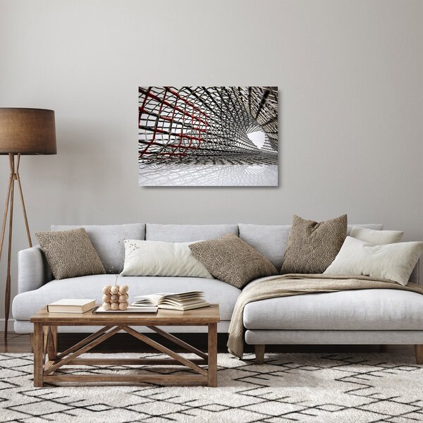 Staklena slika željezne konstrukcije (70x50 cm)