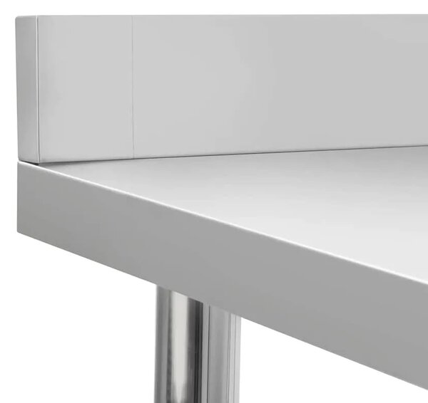 Kuhinjski radni stol 120 x 60 x 93 cm od nehrđajućeg čelika - 120 x 60 x 93 cm 1 120 x 60 x 93 cm