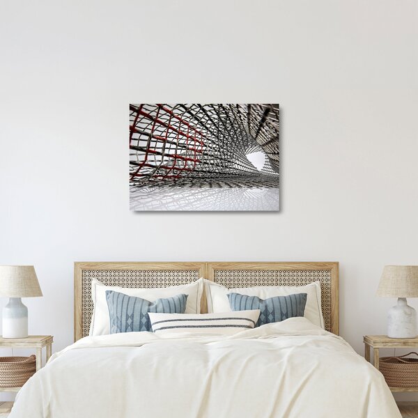 Staklena slika željezne konstrukcije (70x50 cm)