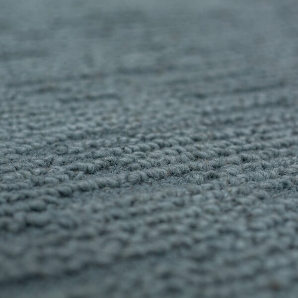 Prljavo plavi ručno rađen vunen tepih 120x170 cm Harris Boucle – Flair Rugs