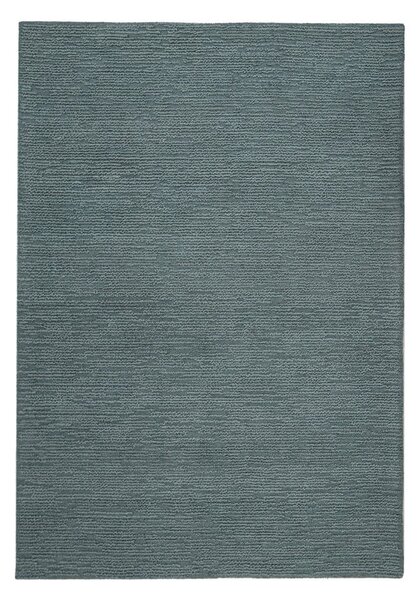 Prljavo plavi ručno rađen vunen tepih 120x170 cm Harris Boucle – Flair Rugs