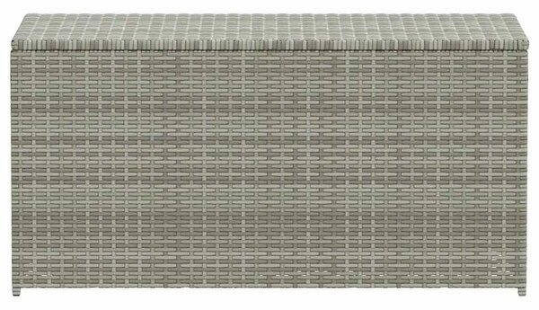 Vrtna kutija za pohranu od poliratana 100 x 50 x 50 cm siva - Siva 100 x 50 x 50 cm Siva 100 x 50 x 50 cm