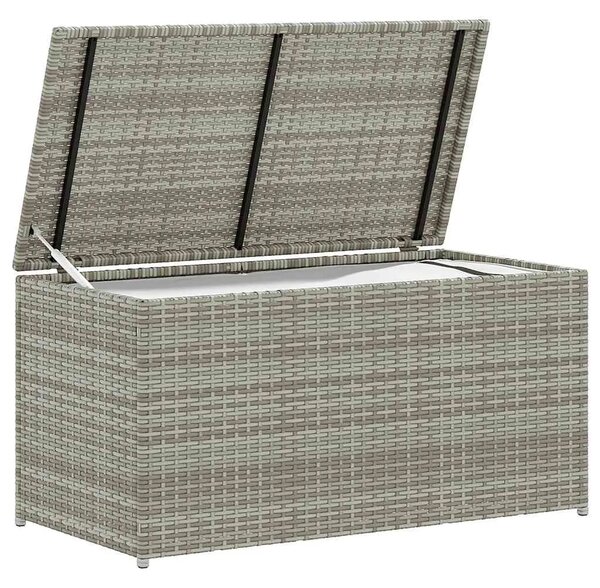 Vrtna kutija za pohranu od poliratana 100 x 50 x 50 cm siva - Siva 100 x 50 x 50 cm Siva 100 x 50 x 50 cm