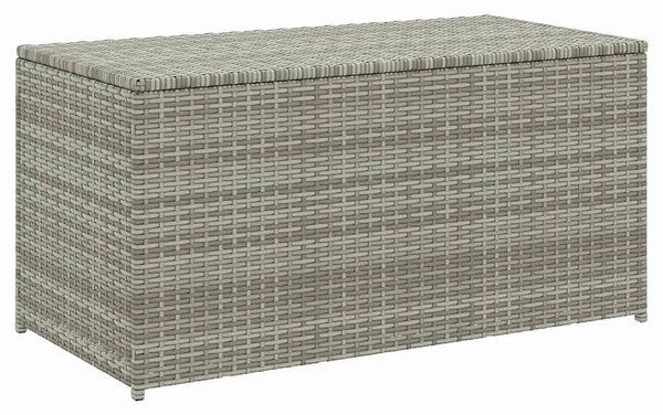 Vrtna kutija za pohranu od poliratana 100 x 50 x 50 cm siva - Siva 100 x 50 x 50 cm Siva 100 x 50 x 50 cm