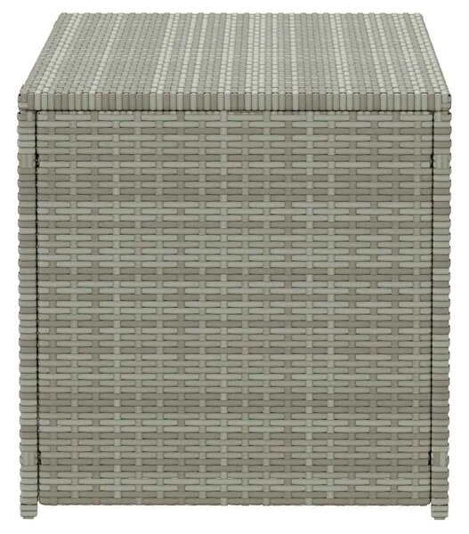 Vrtna kutija za pohranu od poliratana 100 x 50 x 50 cm siva - Siva 100 x 50 x 50 cm Siva 100 x 50 x 50 cm