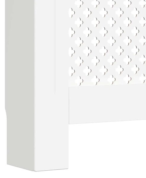 Pokrovi za radijator 2 kom bijeli 112 x 19 x 81 5 cm MDF - Bijela 112 x 19 x 81.5 cm 2 Bijela