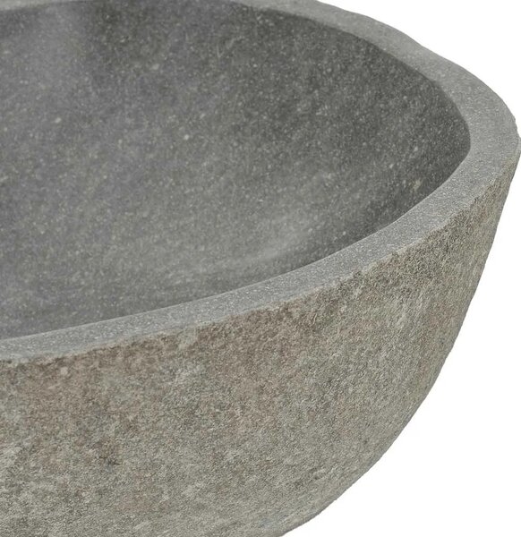 Lavabo - Umivaonik od riječnog kamena ovalni (37 - 46) x (29 - 36) cm - 37-46 cm 37-46 cm