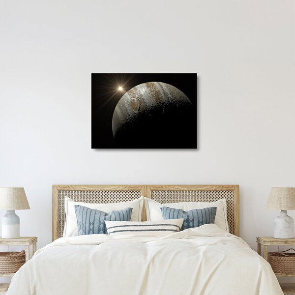 Staklena slika planete u svemiru (70x50 cm)