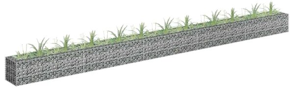 Gabionska sadilica od pocinčanog čelika 450 x 30 x 30 cm - 450 x 30 x 30 cm 1 450 x 30 x 30 cm