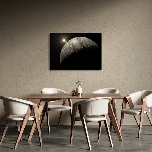 Staklena slika planete u svemiru (70x50 cm)