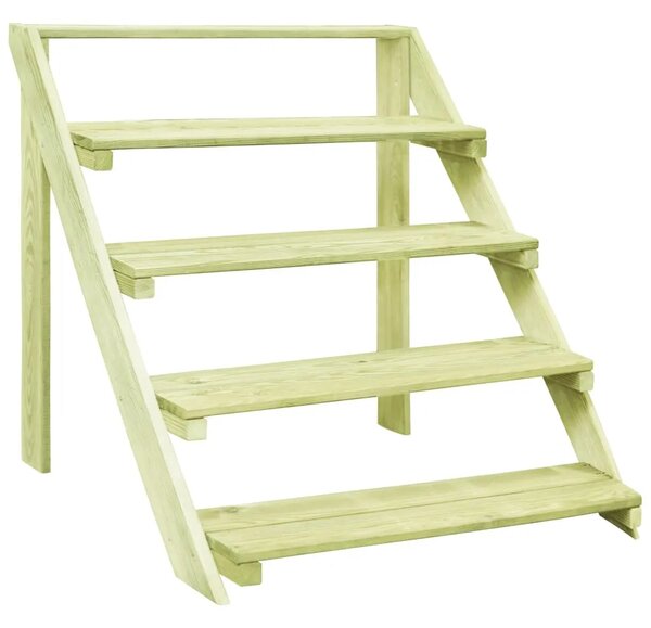 Stalak za biljke 80 x 80 x 80 cm od impregnirane borovine