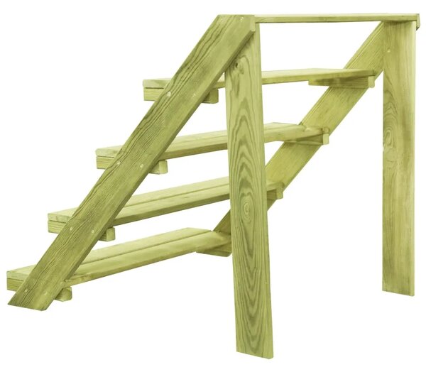 Stalak za biljke 80 x 80 x 80 cm od impregnirane borovine