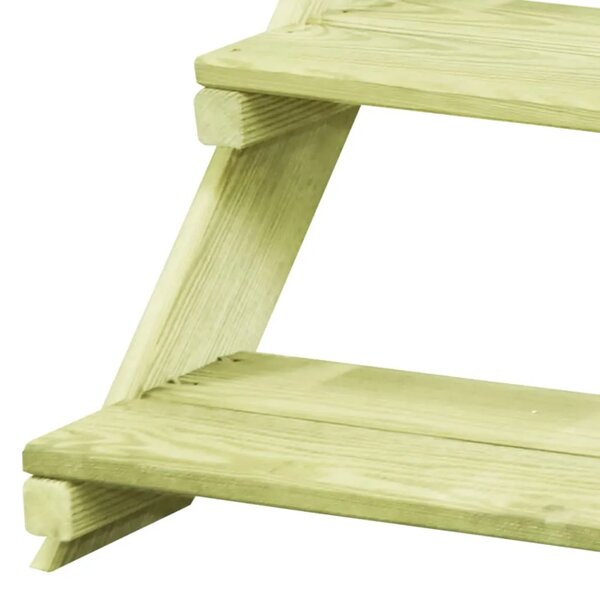 Stalak za biljke 80 x 80 x 80 cm od impregnirane borovine