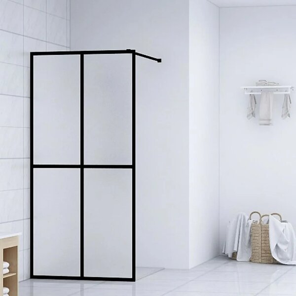 Pregrada za tuširanje od mutnog kaljenog stakla 100 x 195 cm - matirana bijela 100 x 195 cm Matirana bijela 100 x 195 cm