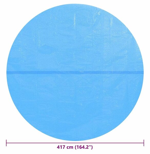 Pokrivač za bazen plavi 417 cm PE - Plava Ø 417 cm 1 110 μm