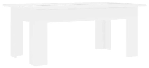 Stolić za kavu bijeli 100 x 60 x 42 cm od konstruiranog drva - Bijela 100 x 60 x 42 cm 1 Bijela