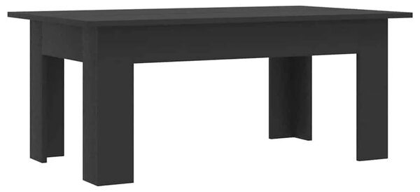 Stolić za kavu crni 100 x 60 x 42 cm od konstruiranog drva - Crna 100 x 60 x 42 cm 1 Crna