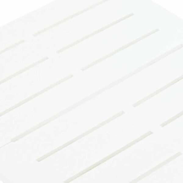 Sklopivi vrtni stol bijeli 45 x 43 x 50 cm plastični - Bijela 1 Bijela