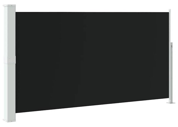 Uvlačiva bočna tenda za terasu 170 x 300 cm crna - Crna 170 x 300 cm 1 Crna
