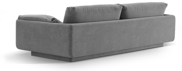 Svijetlo siva baršunasti sofa 220 cm Torino – Micadoni