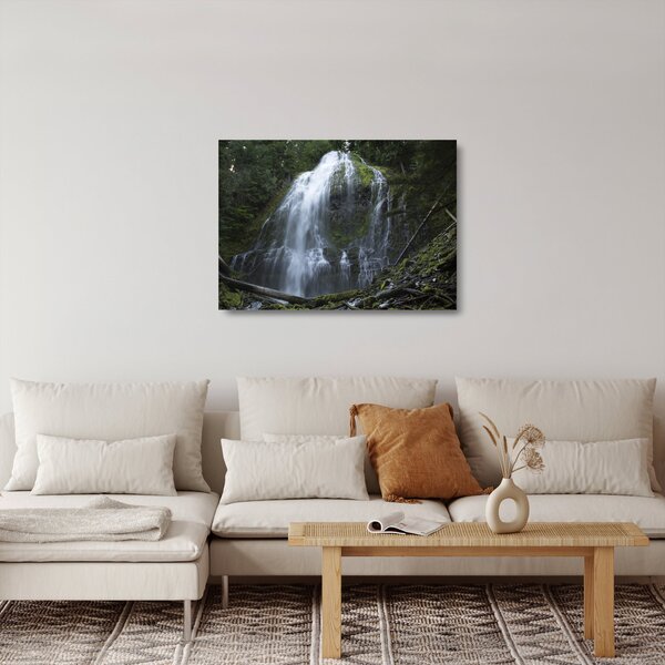 Staklena slika vodopada (70x50 cm)