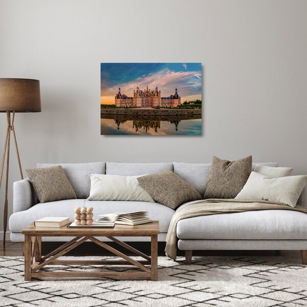 Staklena slika dvorca (70x50 cm)