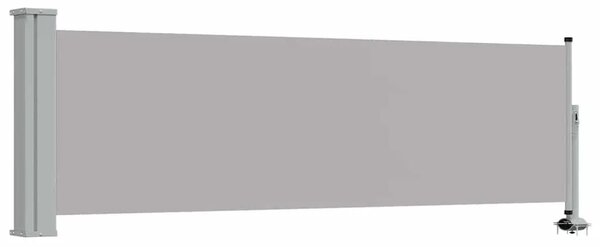 Uvlačiva bočna tenda za terasu 80 x 300 cm siva - Siva 80 x 300 cm 1 Siva