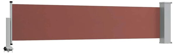 Uvlačiva bočna tenda za terasu 60 x 300 cm smeđa - Smeđa 60 x 300 cm 1 Smeđa