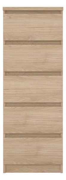 Komoda u dekoru hrasta u prirodnoj boji 40x111x50 cm Naia – Tvilum