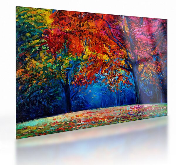 Staklena slika crtež prirode (70x50 cm)