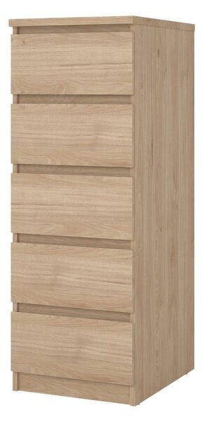 Komoda u dekoru hrasta u prirodnoj boji 40x111x50 cm Naia – Tvilum