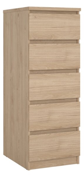 Komoda u dekoru hrasta u prirodnoj boji 40x111x50 cm Naia – Tvilum