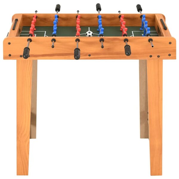 Mini stolni nogomet 69 x 37 x 62 cm boja javora - Smeđa Smeđa