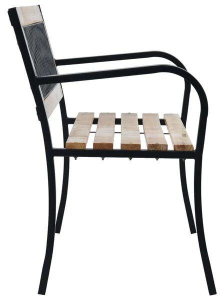 Vrtna klupa 120 cm drvena - 120 x 53 x 77 cm 1 1 120 x 53 x 77 cm