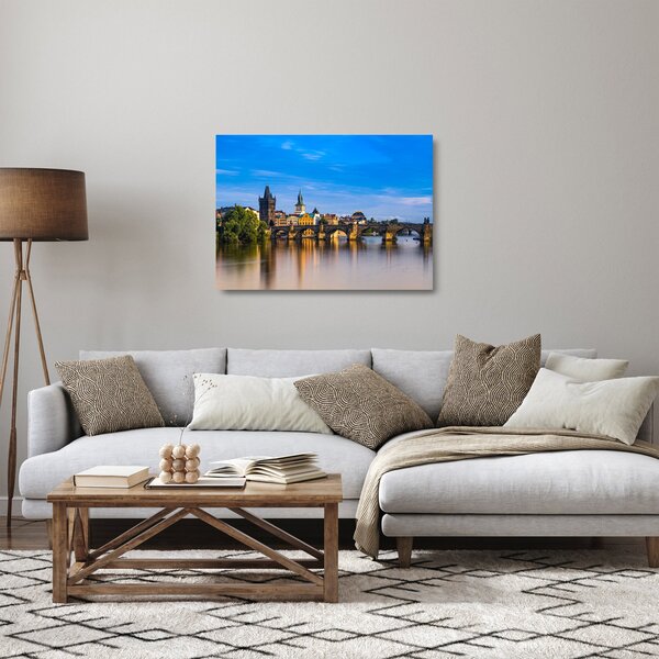 Staklena slika Karlova mosta (70x50 cm)