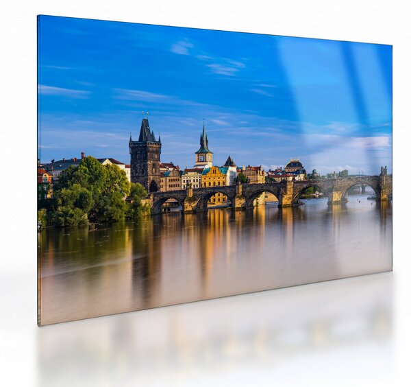 Staklena slika Karlova mosta (70x50 cm)
