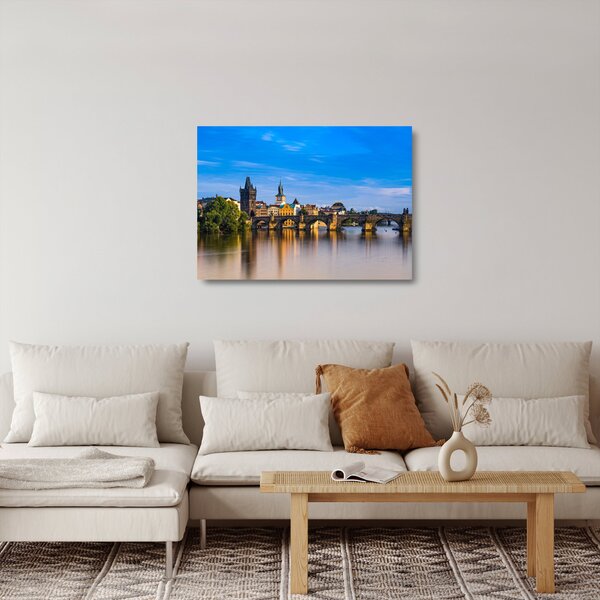 Staklena slika Karlova mosta (70x50 cm)