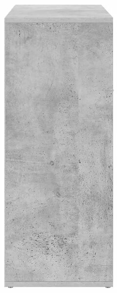 Komoda siva boja betona 60 x 30 x 75 cm od konstruiranog drva - Beton siva 1 Beton siva