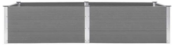 Vrtna posuda za sadnju 250 x 100 x 54 cm WPC siva - Siva 250 x 100 x 54 cm 1 250 x 100 x 54 cm