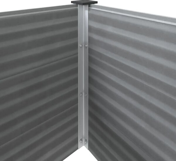 Vrtna posuda za sadnju 250 x 50 x 54 cm WPC siva - Siva 250 x 50 x 54 cm 1 250 x 50 x 54 cm
