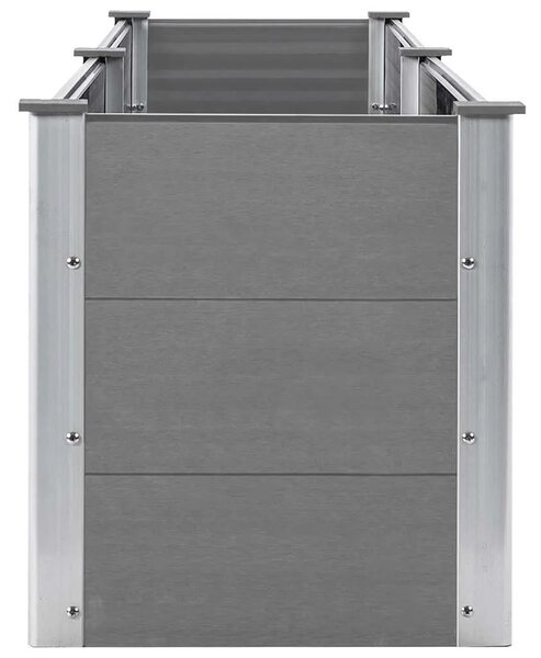Vrtna posuda za sadnju 250 x 50 x 54 cm WPC siva - Siva 250 x 50 x 54 cm 1 250 x 50 x 54 cm