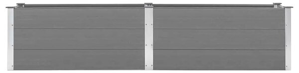 Vrtna posuda za sadnju 250 x 50 x 54 cm WPC siva - Siva 250 x 50 x 54 cm 1 250 x 50 x 54 cm