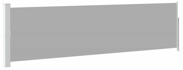 Uvlačiva bočna tenda za terasu 140 x 514 cm siva - Siva 140 x 500 cm 1 Siva