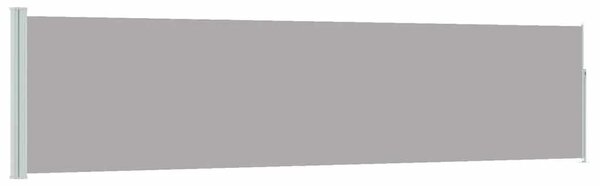 Uvlačiva bočna tenda za terasu 117x514 cm siva - Siva 117 x 500 cm 1 Siva