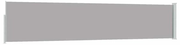 Uvlačiva bočna tenda za terasu 100 x 500 cm siva - Siva 100 x 500 cm 1 Siva