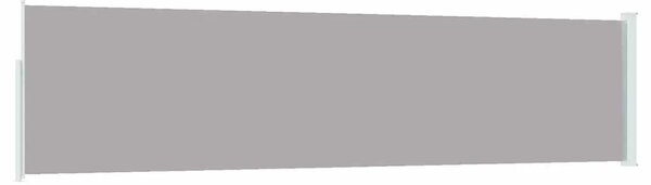 Uvlačiva bočna tenda za terasu 117x514 cm siva - Siva 117 x 500 cm 1 Siva
