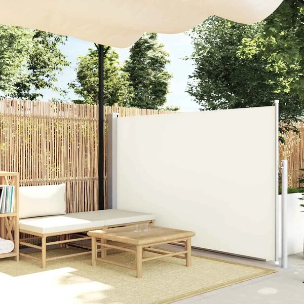 Uvlačiva bočna tenda za terasu 140 x 514 cm krem - Krema 140 x 500 cm 1 Krema